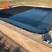Géomembrane certifiée CE ASTM pour réservoirs de boues anaérobiennes en agriculture, réservoirs d'eau potable, réservoirs de protection contre le gel