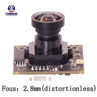 14209 4K IMX334 38mm 2,8mm 115 grados sin distorsión Android USB2.0 PCBA Módulo de cámara de visión artificial industrial Imagen y sensor