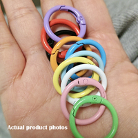 Hochwertiger, individuell gefärbter Karabinerhaken aus Zinklegierung mit Federverschluss, O-Ring, alle Größen erhältlich, für Handtaschenbeschläge