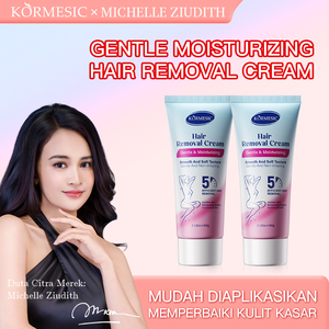 Crema Depilatoria KORMESIC Certificada por Bpom, 60g, Suave e Hidratante, para Piel Normal, Área del Bikini, Zona Íntima, Natural, para Piernas y Cuerpo - Product Image 2