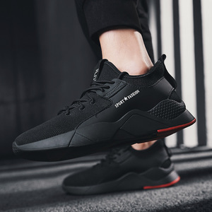 Calzado Deportivo de Verano para <span class=keywords><strong>Hombre</strong></span>, Talla Grande, Transpirable, con Malla, Estilo Casual, con Cordones, Plano, de Moda, Venta Caliente <span class=keywords><strong>en</strong></span> Comercio Exterior - Product Image 3