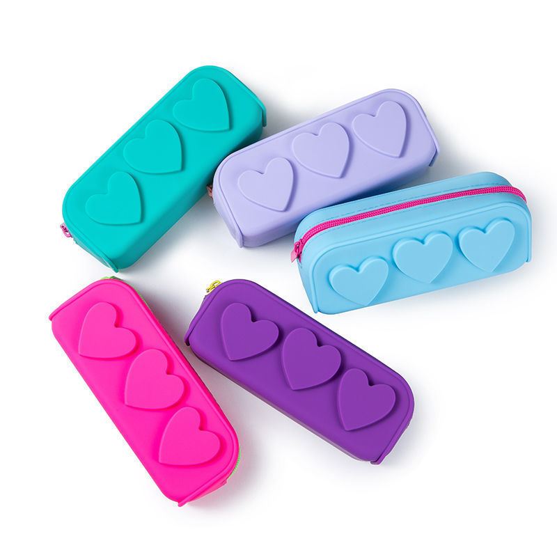 Wholesale Waterproof Silicone Pencil Bag Simple