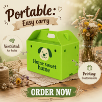 Caisse en plastique ondulé PP robuste pour légumes/fruits/cadeaux, imperméable, respirante et réutilisable pour la logistique de la ferme à la table