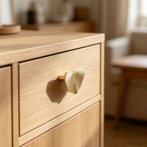 Poignée et bouton de meuble ronds modernes et minimalistes en alliage de zinc, 96 mm, 128 mm, style luxe léger - Product Image 6