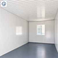 Meilleures ventes : Maison conteneur démontable de 20 pieds, cabine portable préfabriquée en panneaux sandwich d'acier léger, bureau de chantier et dortoir