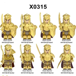 Thứ Hai Tay Chúa Nhẫn Loạt X0315 Khối Xây Dựng Nhựa Elf Bảo Vệ Chiến Binh Archer Cho Thương Mại Nước Ngoài Hàng Hóa - Product Image 6