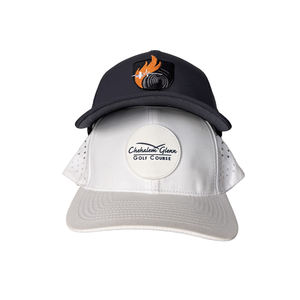 Gorra Deportiva Dobby de 6 Paneles, Ajustable, con Orificios Perforados Cortados con Láser, Visera Curva, Impermeable, para Correr, Deportes, Golf, Ciclismo, Verano - Product Image 1