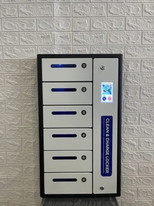 Kiosque de recharge mobile extérieur ZEN 2026 Y2POWER avec 6 baies de charge ultra-rapide PD20W et système de verrouillage centralisé - Product Image 3