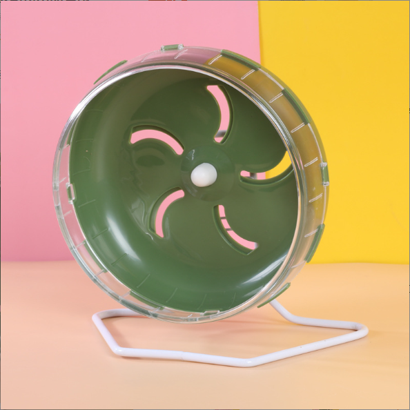 Ruota Per Criceti Silenziosa - Esercizio Per Piccoli Animali, Colore Bianco - Foto 2