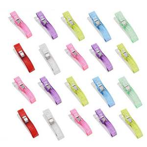 Explosión transfronteriza Japón mismo dobladillo hacha fija posicionamiento plástico blanco y rojo 5,6 Clip de costura grande - Product Image 4