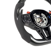 Volant de course personnalisé avec affichage LED en fibre de carbone pour BMW G Series 2018-2024 (3, 4, 5, 6, 8 Series, G01, G05, G20, G30, G80, M3, M4)