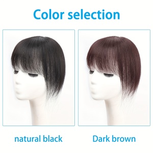 Parrucca Top Piece in Capelli Veri per Donna - Capo per capelli diritti dall'aspetto naturale, volumizzante per capelli diradati, leggero e confortevole - Product Image 6