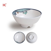 Services de table en mélamine de qualité alimentaire de style chinois, vaisselle commerciale et domestique personnalisable avec LOGO