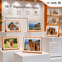 Bingkai Foto Digital 10.1 inci, 1280x800 HD Pixels IPS Wi-Fi dengan Fitur Putar Otomatis, Hadiah untuk Keluarga