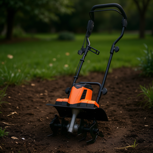 Motoculteur électrique avec lames en acier de 14 pouces de largeur et 3,94 pouces de profondeur pour le travail du sol et la culture en jardin - Product Image 2
