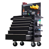 Carro de herramientas completo de alta resistencia, Kit de accesorios de tablero de clavijas, cajones de banco de trabajo para garajes, solución de almacenamiento de taller OEM personalizable