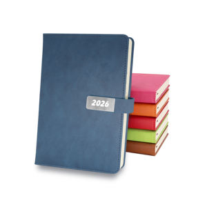 2026 A5 carnet de notes en cuir avec couverture de coloriage de style imprimé boucle magnétique agenda calendrier avec <span class=keywords><strong>plan</strong></span> d'horaire - Product Image 1