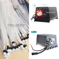 Arbre en fibre optique Avatar RGBW LED, éclairage en fibre optique, arbre en saule en fibre optique étanche pour la décoration de paysages et de jardins