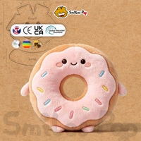 Boneka Donat Pink Kustom dengan Taburan Sprinkle |   Super Lembut dan Halus |   Bersertifikat CE UKCA |   Maskot Merek yang Dapat Disesuaikan, Boneka Makanan Penutup |