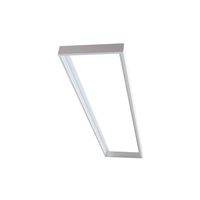 Kit de boîte de cadre en aluminium de montage en Surface de panneau LED pour panneau de plafond 600x600 1200x300 cadre lumineux