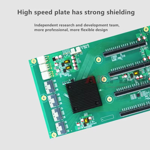 Carte d'extension PCIe 4.0 AiLFond PEX88096 de haute qualité pour 4 GPU, 4 emplacements pour cartes graphiques, carte mère pour serveur de station de travail - Product Image 6