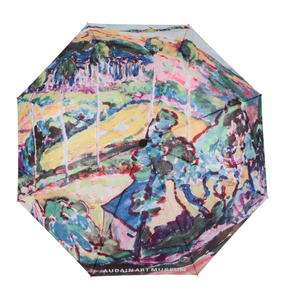 <span class=keywords><strong>Peinture</strong></span> à l'huile forte <span class=keywords><strong>pluie</strong></span> et coupe-vent Triple pliage entièrement automatique 3 fois Art <span class=keywords><strong>parapluie</strong></span> avec impression - Product Image 2