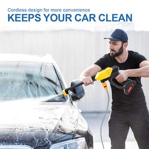 Pistola de agua con batería de litio portátil inalámbrica, lavadora a presión de múltiples modos para coche u otro uso - Product Image 5