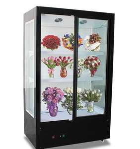 Refrigerador Comercial de Doble Puerta con Vidrio para Flores, Refrigerador Vertical de Exhibición para Flores - Product Image 2