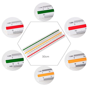 刻度尺三角尺寸学生设计尺多功能尺三角 - Product Image 2
