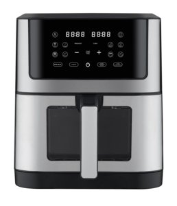 Nouveau modèle 2025 – Four friteuse à air 8L à commande tactile avec fenêtre de cuisson visible, cuve unique, 1800W, écran LED, grande friteuse à air et grille-pain - Product Image 5