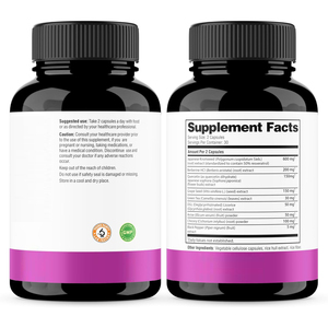 Capsules de resvératrol OEM avec berbérine, thé vert, anis étoilé, DGL, extrait de pépins de raisin, supplément de quercétine pour la santé intestinale - Product Image 2