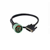 Câble adaptateur de diagnostic pour camions diesel lourds DB15 vers J1939, câble de conversion OBD 9 broches