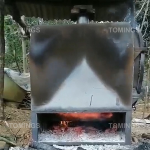 เตาเผาถ่านเหล็กที่เป็นมิตรต่อสิ่งแวดล้อม, เตาเผาถ่านแนวนอนเกรดอุตสาหกรรม, เครื่องทำถ่าน - Product Image 3