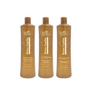 Joynna Cuidado Profesional del Cabello Queratina Brasileña No.1 2 3 Suave Nutritiva Fortalecer Nanoplastia Cuidado del Cabello - Product Image 1