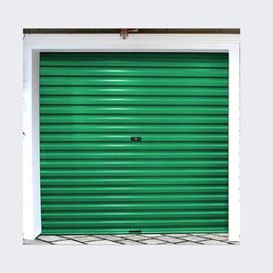 Porta Avvolgibile Moderna in Acciaio Zincato, Design Colorato per Self Storage, Porta Manuale Stile Fattoria per Uso in Garage - Product Image 4