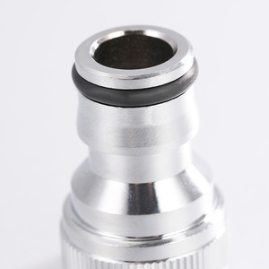 Connecteur de tétine à filetage interne à 4 points en cuivre électroplaqué, accessoire de tuyau d'arrivée d'eau, mâle 20 mm - Product Image 2