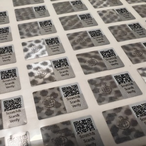 Tùy chỉnh Holographic chống hàng giả 3D microlens Laser Nhãn dán nhãn 3D kỹ thuật số in stereo giả mạo bằng chứng an ninh - Product Image 6