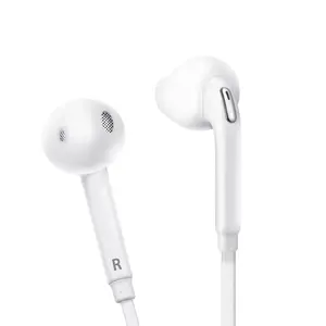גבוהה באיכות 3.5mm שקע סטריאו אוזניות Wired אוזניות אוזניות באוזן אוזניות עם מיקרופון עבור Samsung Galaxy S6 S7