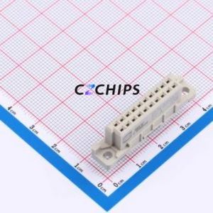 9242206825 Board-to-Board & Backplane Connector Through hole Component (THT),P=2.54mm Connector 2.54mm Through Hole 2 Gold - Product Image 1