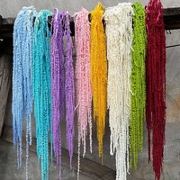 Bunga Amaranthus Kering Alami yang Diawetkan, Grosir Tanaman Custom Satu Atap untuk Dekorasi Meja Pernikahan dan Rumah