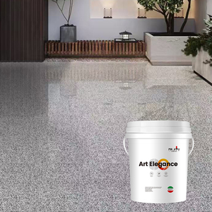 Nhựa epoxy màu cát thạch anh Micro terrazzo vật liệu sàn bền bề mặt trang trí - Product Image 4