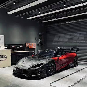 Pour <span class=keywords><strong>McLaren</strong></span> 720S Kit carrosserie en fibre de carbone 720S amélioré <span class=keywords><strong>Senna</strong></span> <span class=keywords><strong>GTR</strong></span>-style capot pare-chocs avant diffuseur de becquet Kit carrosserie en fibre de carbone - Product Image 2