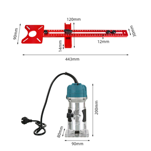 220V/110V Chế biến gỗ cắt tỉa Khắc Máy + Có thể điều chỉnh hợp kim nhôm chế biến gỗ đánh dấu đo la bàn scriber - Product Image 6