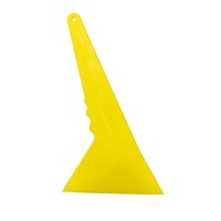 CARIGHT Outils d'emballage de voiture Raclette à pied rapide Raclette en vinyle à long manche Raclette en plastique Outils de teinte de fenêtre