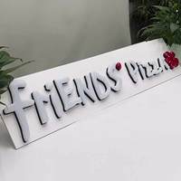 Lettres LED 3D en acrylique personnalisées, logo d'entreprise sur mesure, enseigne imperméable pour extérieur, décoration murale pour devantures de magasins et bâtiments