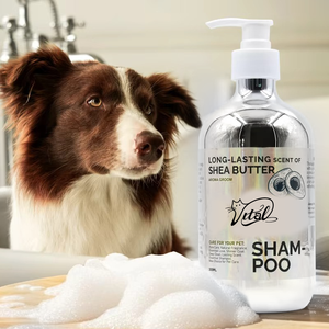 Champú orgánico natural de alta calidad para perros, jabón de espuma acondicionador para piel con picazón, lavado corporal de larga duración, limpiador de patas de mascotas de plástico - Product Image 5
