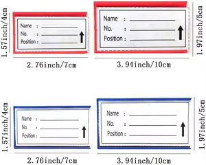 Tốt Nhất Bán Từ Nhãn Chủ Kệ Với Thẻ Dữ Liệu Phim Bảo Vệ Thay Thế Dải Cho Kho Kệ Bin - Product Image 4