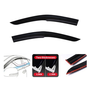 TXR voiture accessoires fenêtre pare-pluie déflecteur pour Volkswagen Transporter T5 T6 T7 <span class=keywords><strong>Caddy</strong></span> <span class=keywords><strong>VAN</strong></span> - Product Image 6