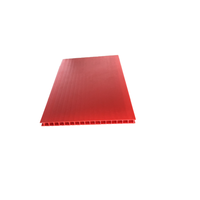 Feuilles séparatrices en PP, bords scellés couleur, matériau plastique PP, panneaux alvéolés double paroi en Coroplast