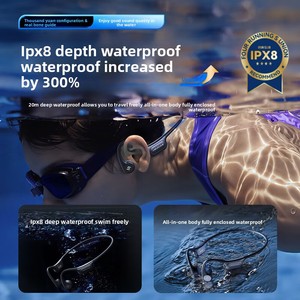 Audífonos IP68 Resistentes al Agua con 32G <span class=keywords><strong>de</strong></span> Memoria, Batería LED JL para Conducción Ósea, para Natación, Deportes y Correr - Product Image 2